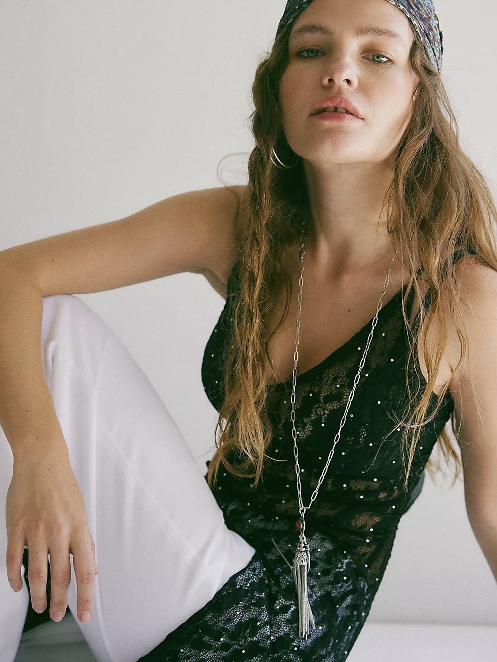 Free People Bohemian Crescent Necklace
